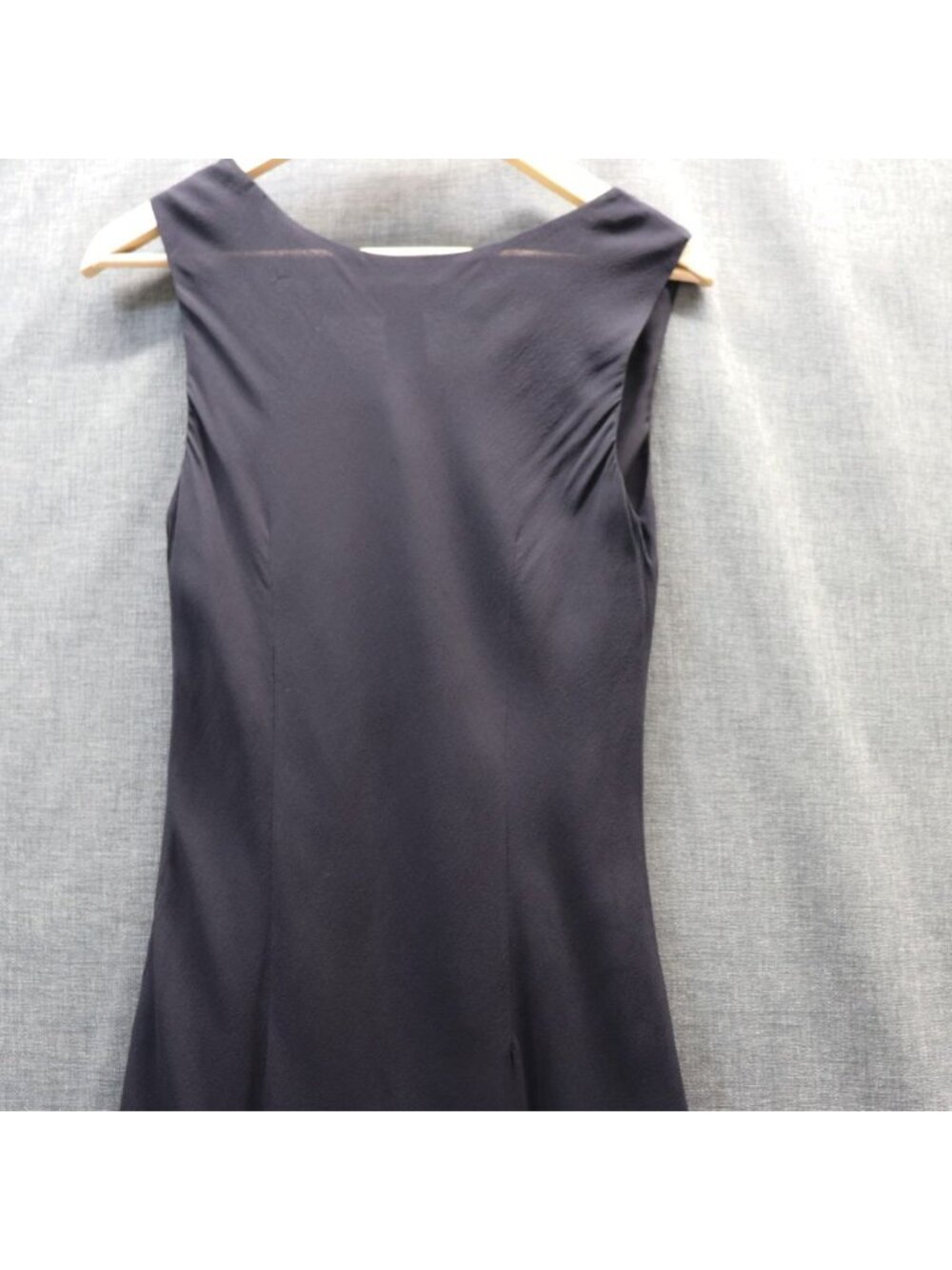 NWOT Vintage Simply Silk Black 100% Silk 90s Midi Slip Dress Med/Large Deadstock - Picture 6 of 14